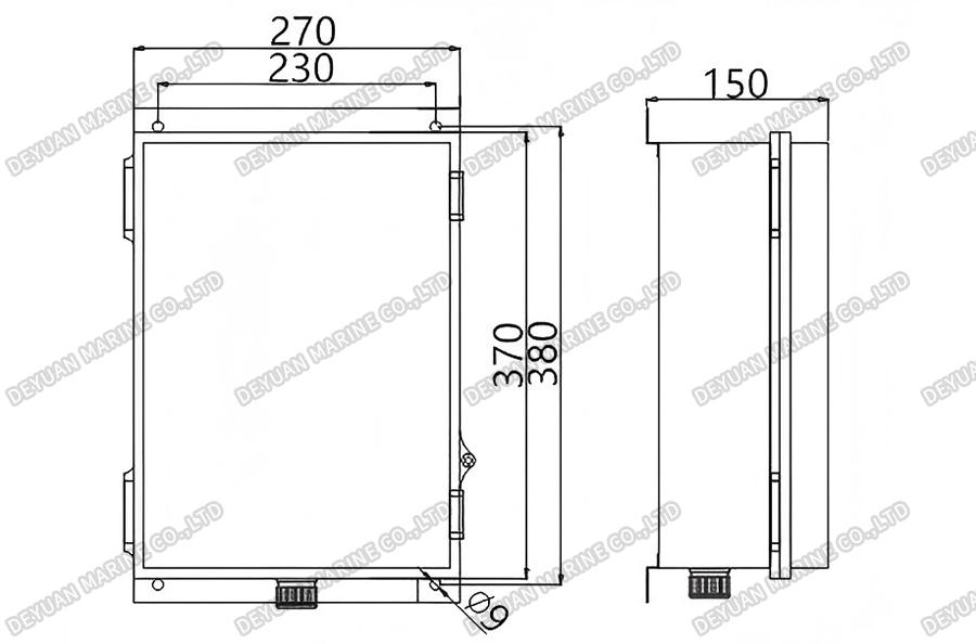 HAC-100F Всепогодный автомобильный телефон-DEYUAN MARINE3