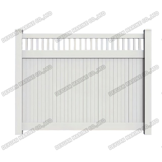 Стиль ограждения из ПВХ