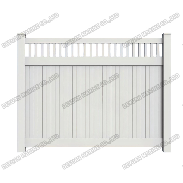 Стиль ограждения из ПВХ