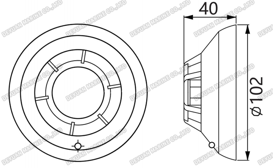 JTY-GD-882 Детектор дыма-DEYUAN MARINE2