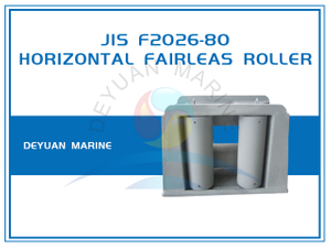 Тип A JIS F2026 Roller Fairlead с горизонтальными роликами