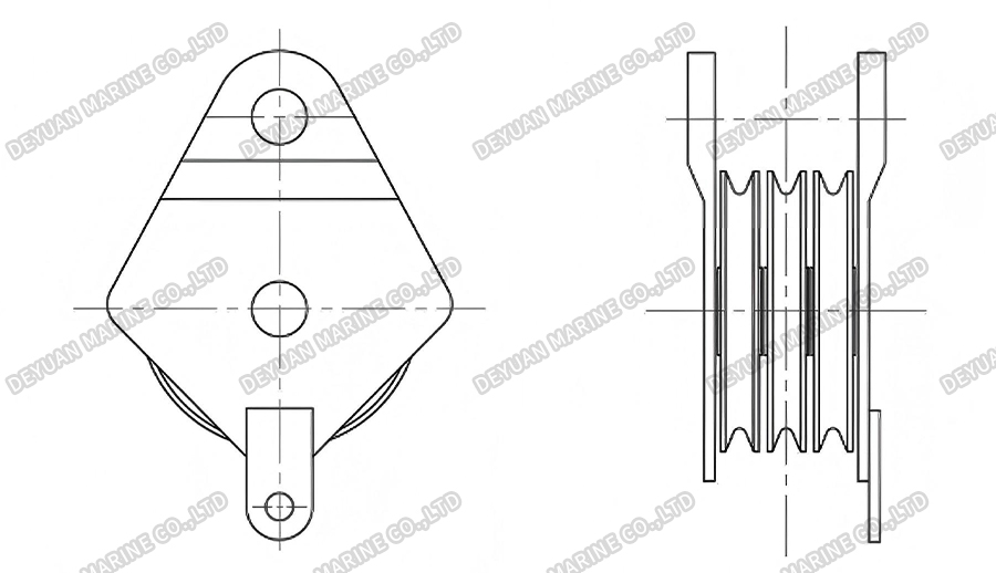 Рама шкива для земснаряда-DEYUAN MARINE2