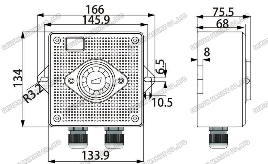 Электронный звонок YLX120G-DEYUAN MARINE2
