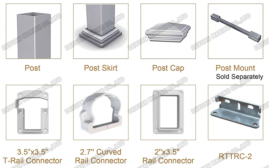 Перила&nbsp; и настил&nbsp; & Сайдинг-DEYUAN MARINE6