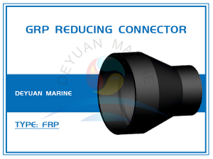 Редукционный соединитель из пластмассы, армированной стекловолокном