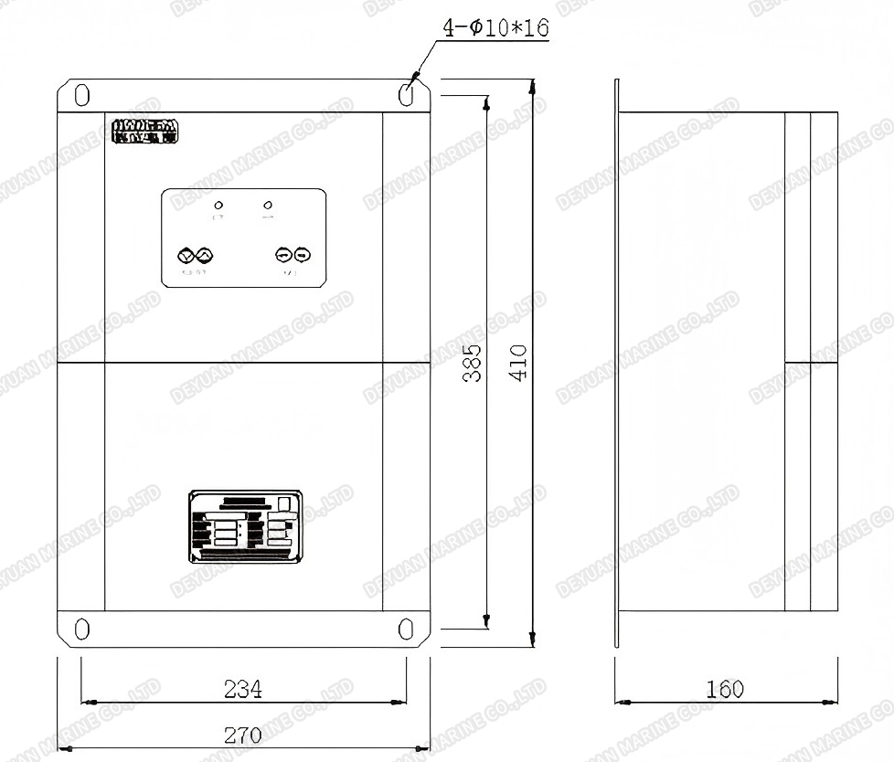 Морской регулятор напряжения CWHD-4060A-Deyuan Marine 1