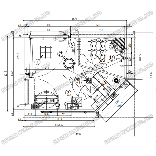 Морская влажная санитарная установка типа Т4
