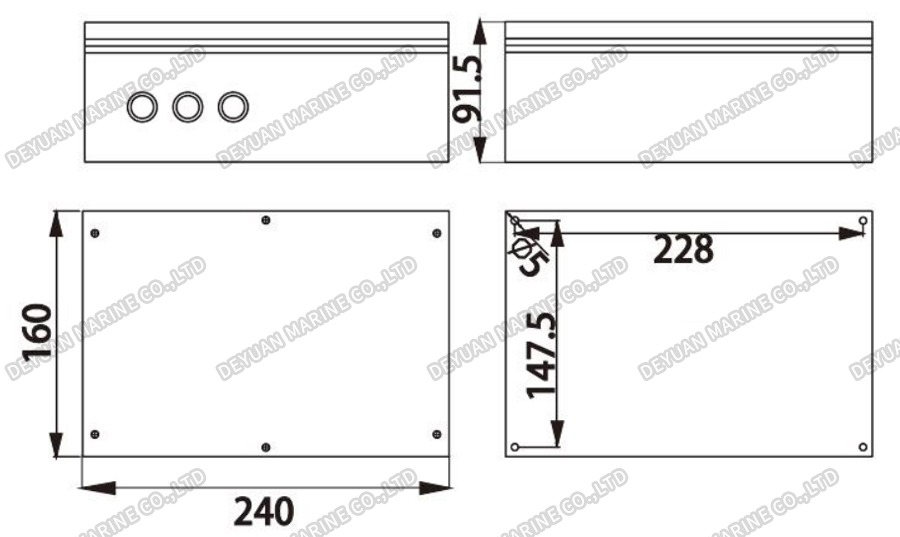 Блок рулевой рубки YK-D-DEYUAN MARINE2