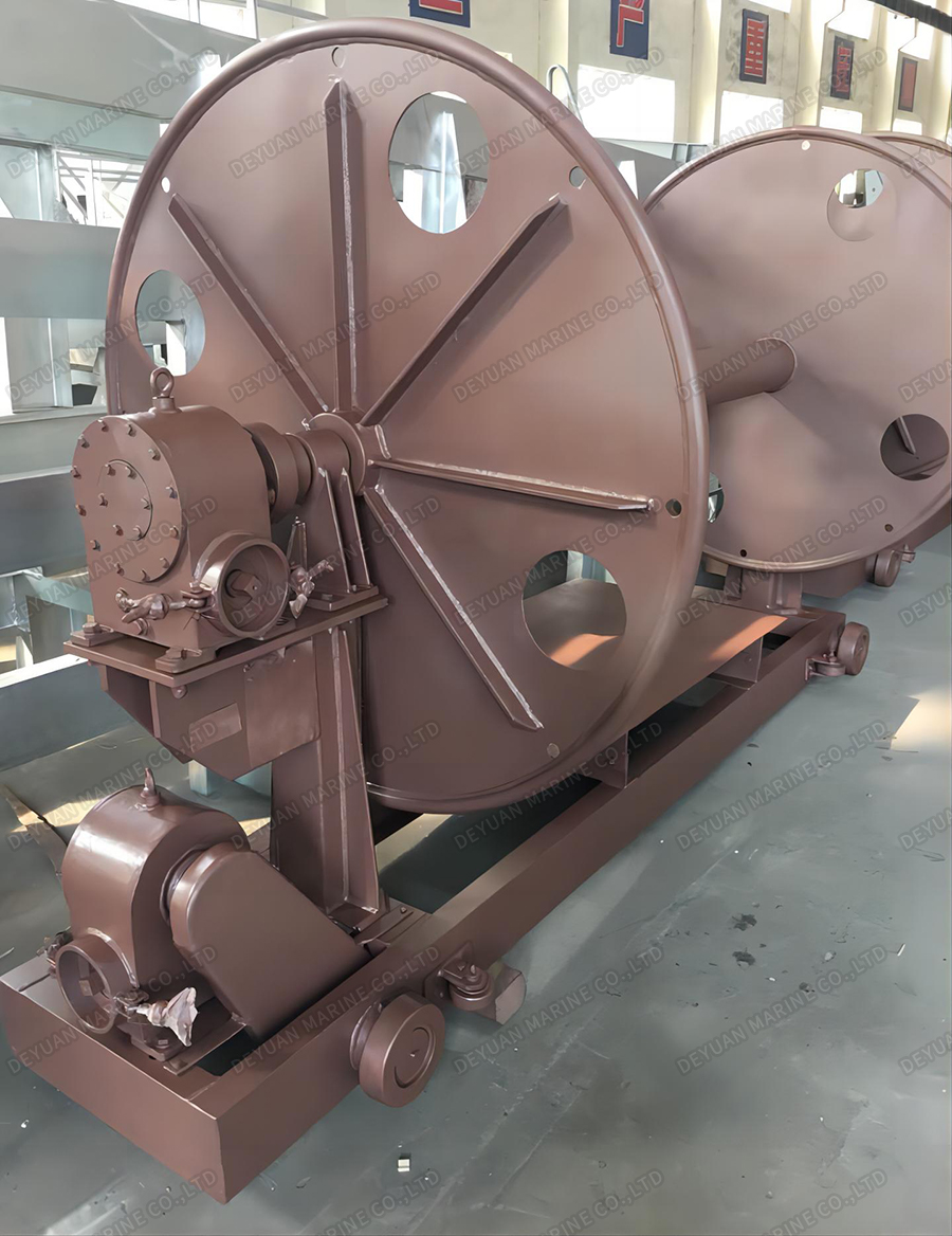 Катушка с пилотной лестницей подвижного типа с пневматическим приводом-DEYUAN MARINE 3