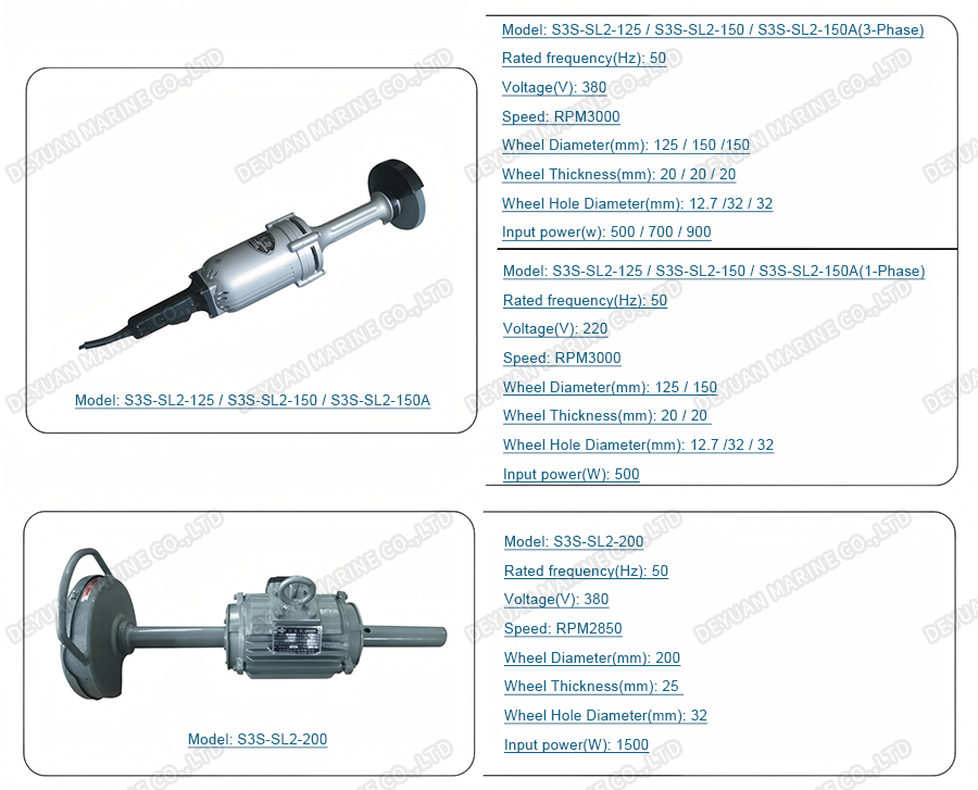 Ручная прямая шлифовальная машина-Deyuan Marine