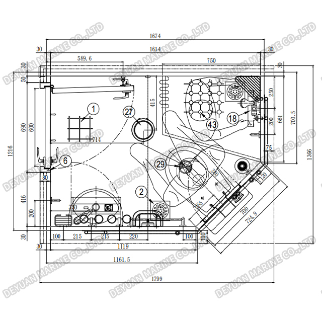 Морская влажная санитарная установка типа Т2