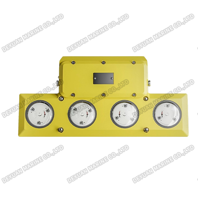 Огни по периметру посадочной площадки вертолета LP4