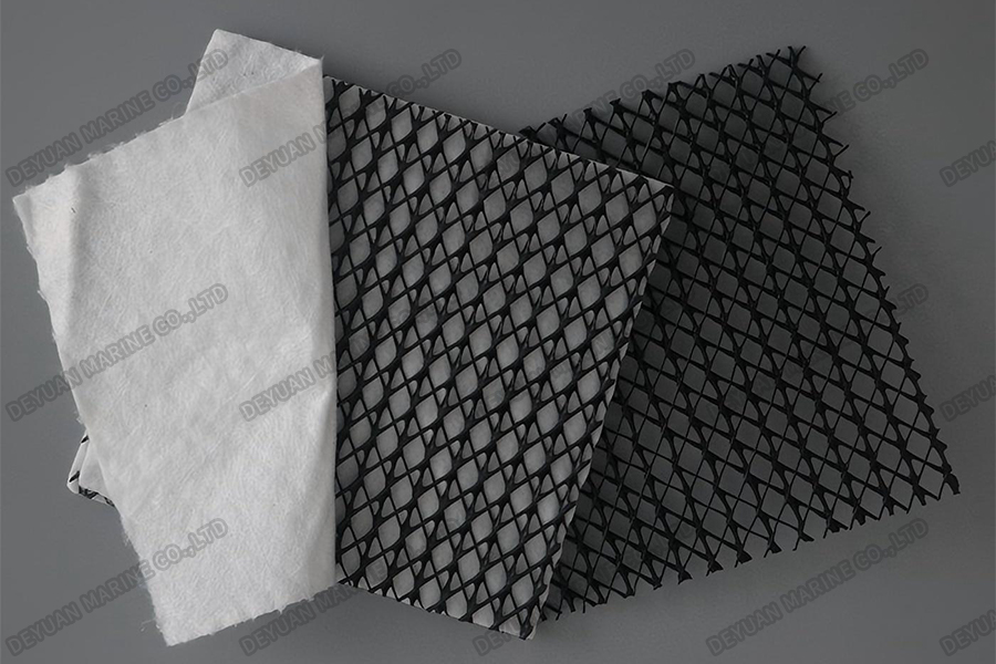 Трехмерная композитная геосетка для дренажа-DEYUAN MARINE4