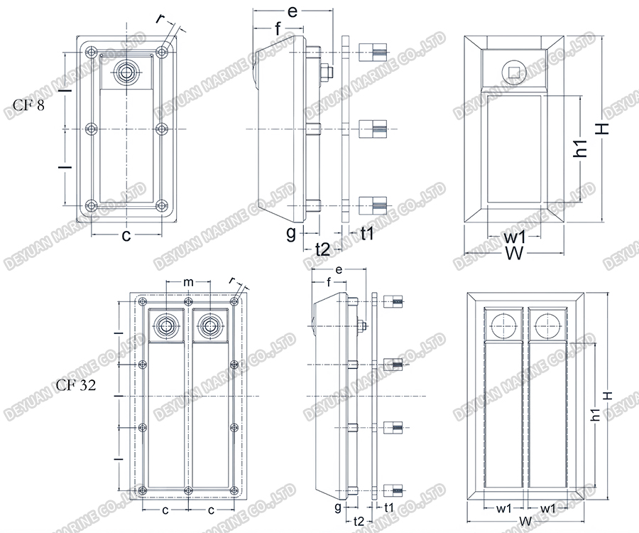 Тип рамы CF8-32-DEYUANMARINE3