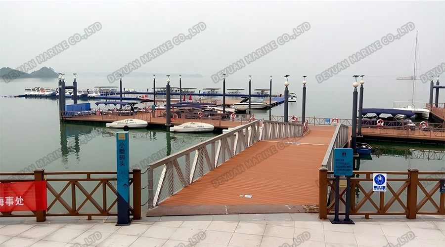 Плавучий мост из стальной конструкции-DEYUAN MARINE4