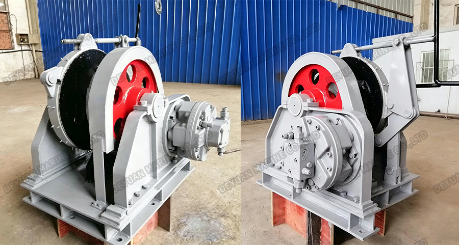 Морской гидравлический брашпиль с одной цепью-DEYUAN MARINE3