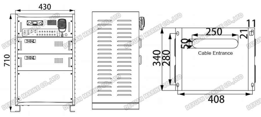 Морской усилитель HKD-2X□K (пассажирское судно)-DEYUAN MARINE2