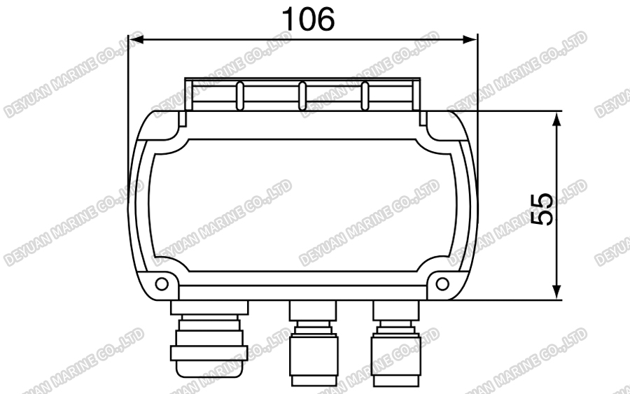 Датчик давления в кабине типа YSZK-DEYUAN MARINE2