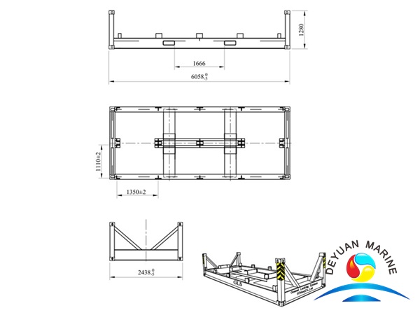 Контейнер Flat Rack Китай