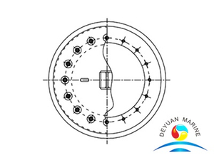 Морской утопленный тип крышка отверстия для загрузки зерна для корабля