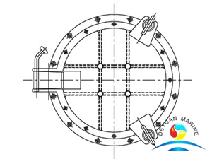 Морской бортовой люк серии огнестойких