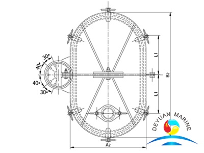 Крышка люка круглого масляного бака модели B